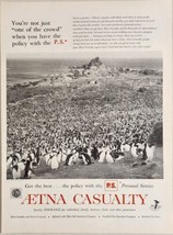 1959 Print Ad Aetna Casualty Insurance Penguins Hartford,Connecticut - £14.10 GBP