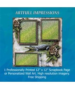 Swamp Alligator Adventure –Personalized Scrapbook Page or Wall Art - €19,01 EUR