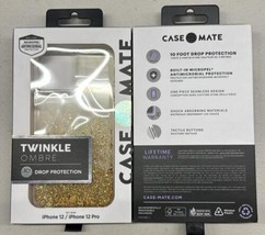 CaseMate Drop Protection Phone Case for Apple iPhone 12 Pro Twinkle Ombre - £6.83 GBP