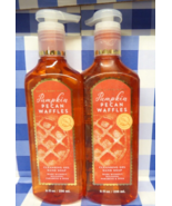 2 Bath &amp; Body Works PUMPKIN PECAN WAFFLES Cleansing Gel Hand Soap Lot Se... - $18.99