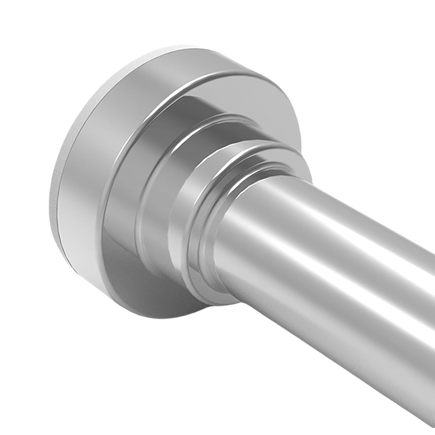Premium Stainless Steel Adjustable Tension Shower Curtain Rod 42-72Inches, Rustp