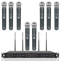 Wireless Microphone System, Eight-Channel Wireless Mic, W/ 8 Handheld Dynamic Mi - £633.08 GBP