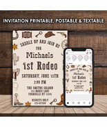 Rodeo Invitation &amp; Social Media Post Template - Editable in Canva  - $11.99
