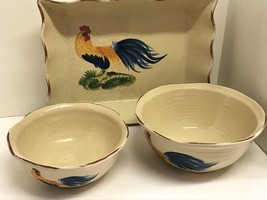 Vintage Open Invitation Farmhouse 9.5 inch Pitcher With Chicken Cork. China  - $65.00