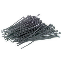  100x2.5mm Black Cable Tie 20 Pieces Pack - £11.18 GBP