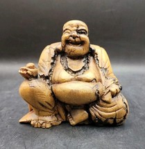 Rare Lichtenberg Fractal Electrocuted Buda Luck Figurine Wood Burning Ar... - £30.73 GBP