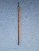 vintage Old Mountain Walking stick, Cane  Wood Bronze  (Canada) - £69.34 GBP