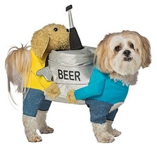 Rasta Imposta Dogs Carrying Beer Keg Dog Costume - 2X3X - £82.42 GBP