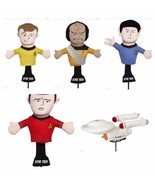 NEW OFFICIAL STAR TREK GOLF DRIVER HEADCOVER. KIRK, SPOCK, KLINGON, SCOTTY. - $604.09 MXN+