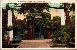 Washington Tomb Mt. Vernon VA Postcard PC89 - £3.97 GBP