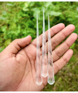 5&quot; Natural Crystal Quartz Disintegrator – 8-Faceted Reiki Healing Wand E... - $54.44