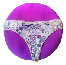 Soma Embraceable Lace Thong in Kyotop Garden Ivory ~ NWOT ~ Size XL - £10.23 GBP