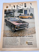 Vintage 1974 Rare Datsun Original Magazine Print Ad - $8.35