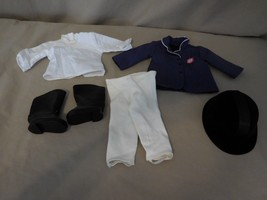 American Girl Today Fancy Horse Riding Outfit Breeches Boots Jacket Blouse Hat - £25.33 GBP