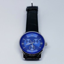 Elegant MERONA Men&#39;s Wrist Watch - Roman Numerals - Blue Face - FMDM244 - £31.56 GBP