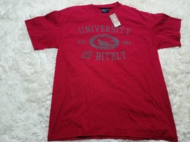 University Of Bitely Michigan Fighting Loons Ducks L T-Shirt Newaygo Cou... - $9.46