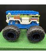 Hot Wheels Monster Trucks #68 Alarm Blue Green 1:64 Scale - $5.44