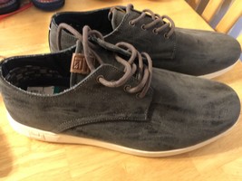 Ben Sherman Presley Oxford Blue Grey Mens Size 10.5 Leather Low Top Snea... - $30.00