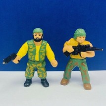 Combat Commandos Panosh Place 1987 military toy soldiers vtg lot camouflage guns - £15.44 GBP