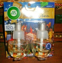 (2) Air Wick Scented Oil Refills Bonfire And Crisp Fall Air Essential Oils - $10.66