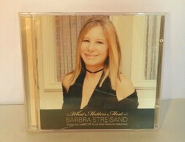 Barbra Streisand - What Matters Most Music CD 2011 Sony Music - $6.51