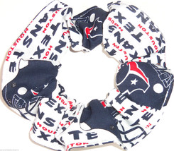 Houston Texans Hair Scrunchie Scrunchies by Sherry Tie Ponytail Holders NFL - $6.99