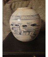 READ! Antique?? 18th/19th Century Chinese Qing? Grey Blue &amp; White Ginger... - $48.37