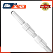 Professional Thicken 12 Foot Swimming Pool Pole Telescopic Aluminum Fits... - £30.43 GBP