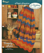 Needlecraft Shop Crochet Pattern 952200 Country Spice Afghan Collectors ... - £2.35 GBP