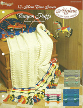 Needlecraft Shop Crochet Pattern 932030 Crayon Puffs Afghan Collectors Series - £2.35 GBP