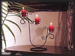 Primary image for 3 Votive Iron Candle Holder