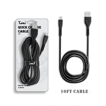 10ft Long Fast USB Cord Wire for Boost Mobile/Verizon Samsung Galaxy A21 SM-A215 - £17.57 GBP