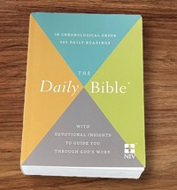 The Daily Bible NIV Paperback Harvest House Chronolocial Order Devotiona... - £11.58 GBP