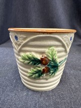 Vintage Small Flower Pot- Made In Japan - 3 1/4” Tall Germany Black Forest Theme - £3.82 GBP