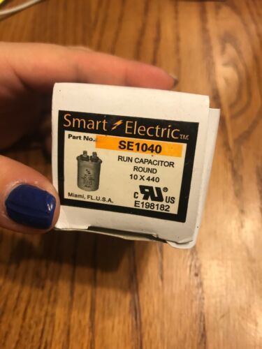 Smart Electric SE1040 Run Capacitor Round 10 X 440 Ships N 24h - $68.06