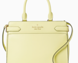 Kate Spade Staci Medium Satchel Lemon Yellow Leather Bag WKRU6951 NWT $3... - $148.49