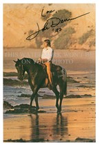 JOHN DENVER AUTOGRAPHED 6x9 RPT PHOTO AWESOME ROCKY MOUNTAIN HIGH - £16.01 GBP