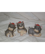 Homco Schnauzer Terrier Puppies 1475  Home Interiors &amp; Gifts - £10.96 GBP