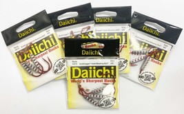 Daiichi Weighted Butt Dragger Hooks 4/0 D67Z Five 3 Packs - £11.84 GBP