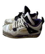 Nike Air Jordan 4 IV Retro GS White Violet Purple Size 6y 6.5Sneakers - €64,19 EUR