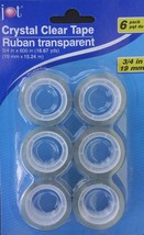 Crystal Clear Tape Transparent 3/4 in X 600 in (16.67 Yds) (19 Mm X 15.... - £2.31 GBP