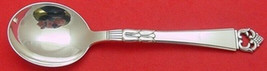 Danish Crown by Frigast Sterling Silver Cream Soup Spoon Large 7&quot; - £84.88 GBP