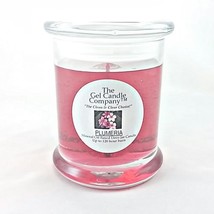 Plumeria Scented Gel Candle Deco Jar 120 hour burn time of tropical florals - £12.32 GBP