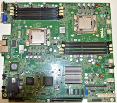 Genuine Dell PowerEdge R510 Motherboard Socket LGA 1366 DPRKF W/ 2 x Xeo... - $36.42