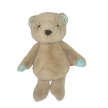 B Softies Plush Teddy Bear Cara-Mellow Brown Blue Paws Stuffed Animal 11&quot; - $122.52 MXN