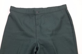 Vintage 70s Levis Mens Size 40x31 Blank Knit Wide Leg Pants Trousers Green USA - £54.23 GBP