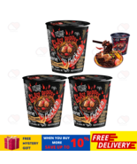 3 PACKS 80g INSTANT NOODLES MAMEE DAEBAK IN CUP SPICY CHICKEN KOREA GHOS... - $560.52 MXN