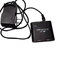 HDMI Splitter 4K 1x2, High-Quality Video Output Hub for Dual Display, 4K... - $6.07