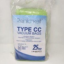 Reinlichkeit 25 Pack Vacuum Cleaner Bags for Oreck type CC Fits XLs 2000s 4000s - $19.75