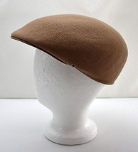 Vintage Country Gentleman Tan Wool Newsboy Cap - Lite Felt Water Repelle... - £19.00 GBP